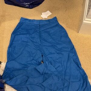 Vibrant Blue Summer Pants